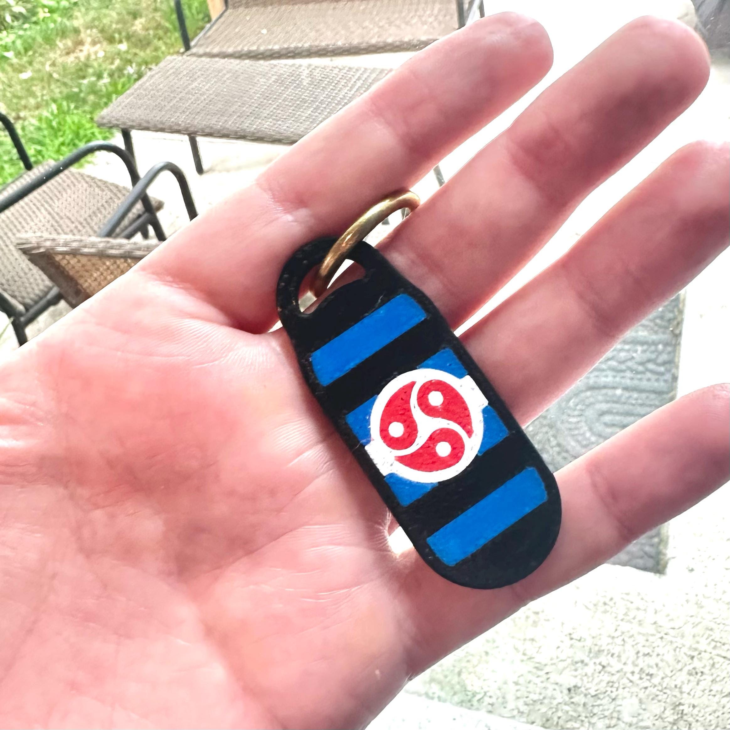 BDSM Pride Flag 3D Printed Keychain