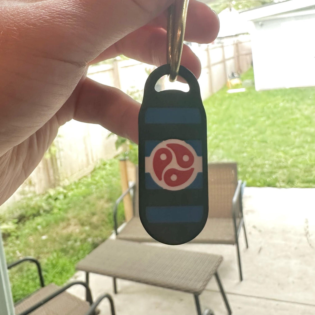 BDSM Pride Flag 3D Printed Keychain