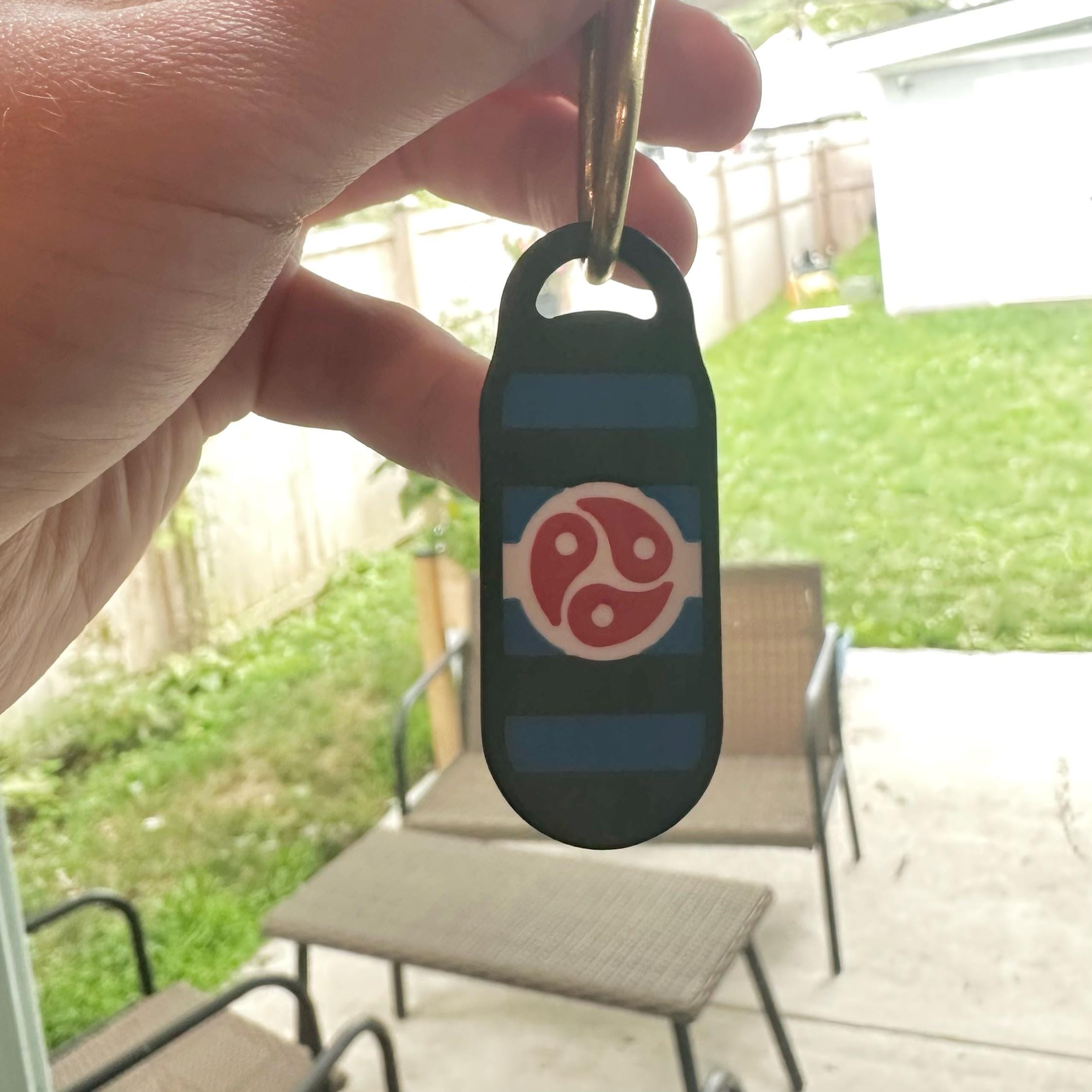 BDSM Pride Flag 3D Printed Keychain