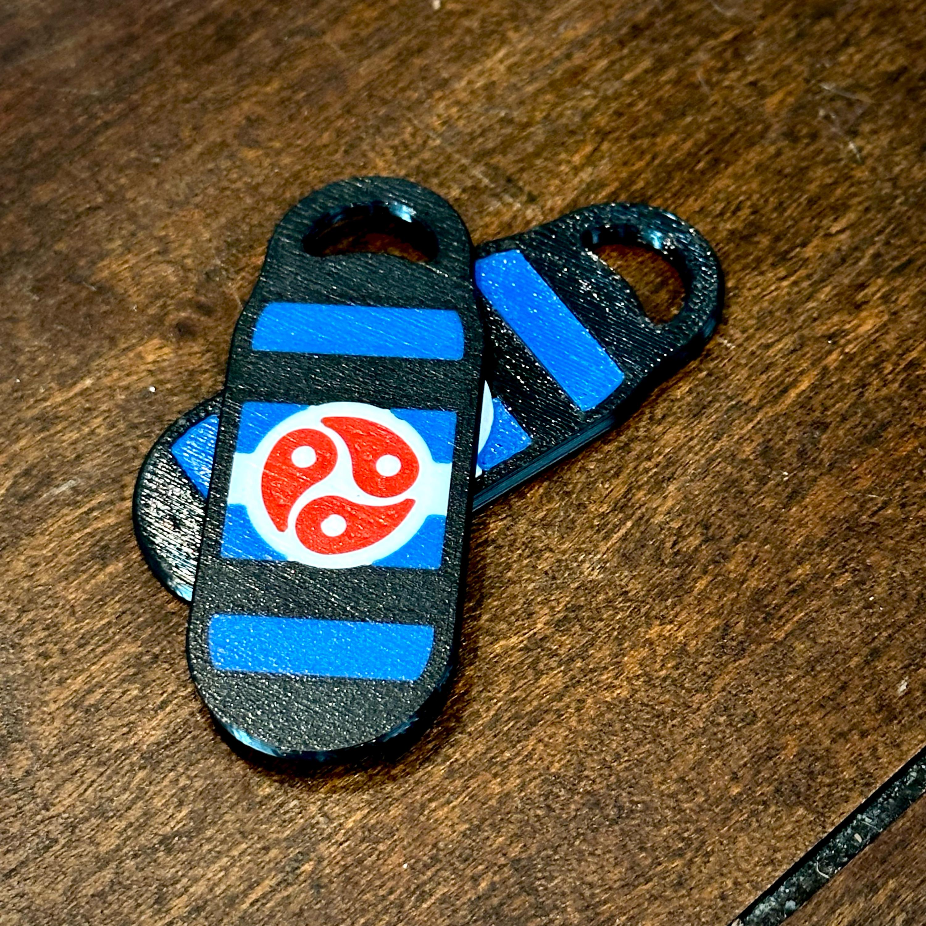 BDSM Pride Flag 3D Printed Keychain