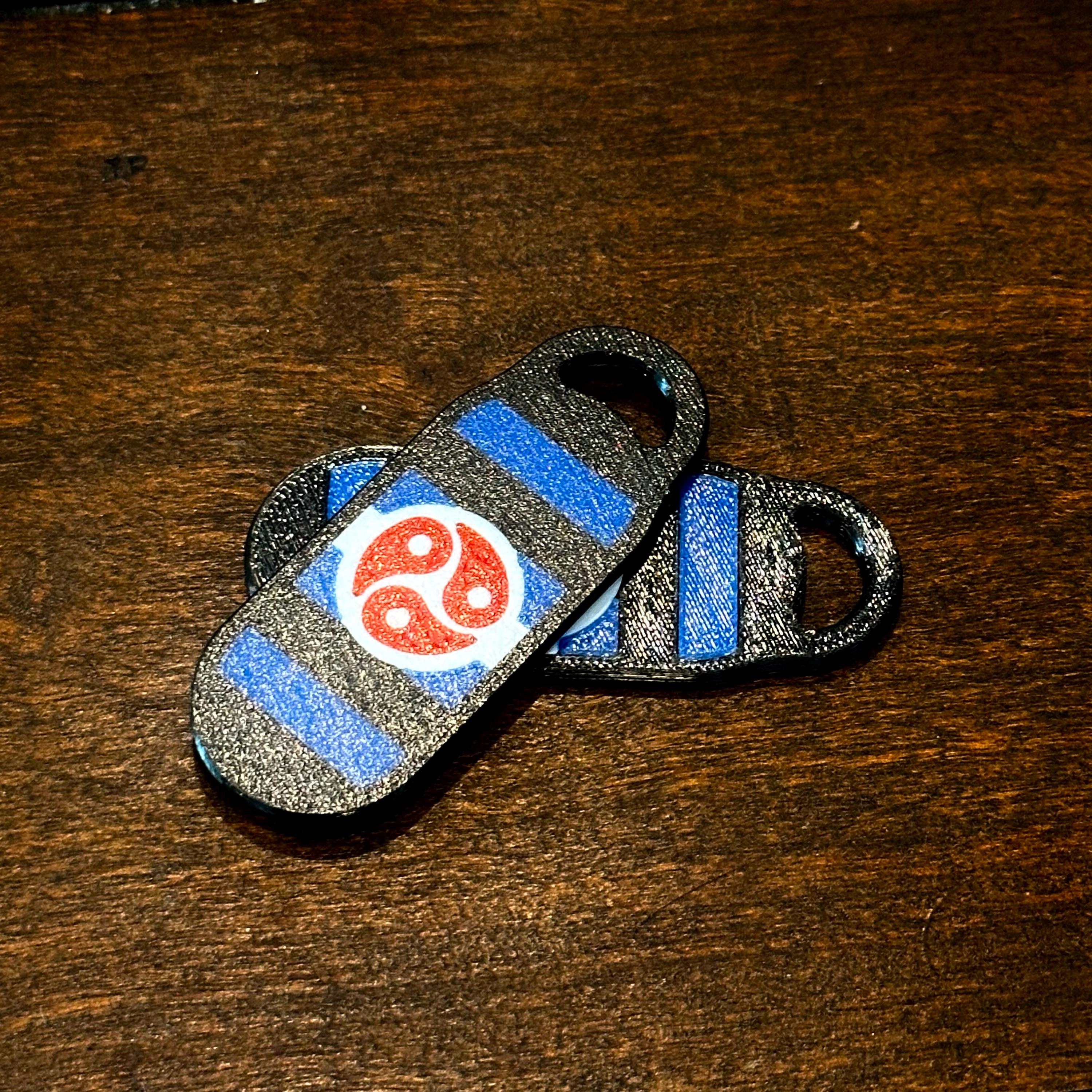 BDSM Pride Flag 3D Printed Keychain