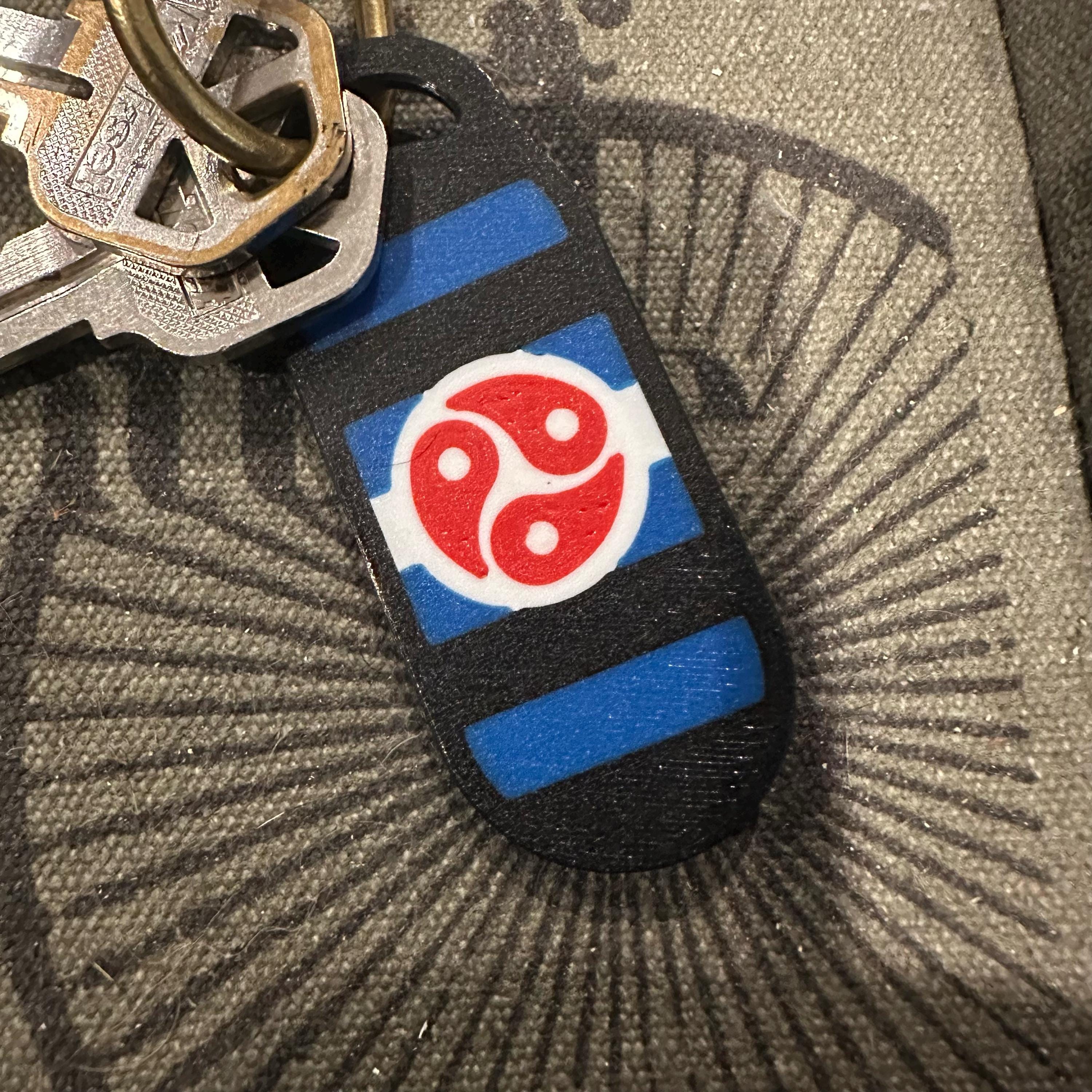 BDSM Pride Flag 3D Printed Keychain