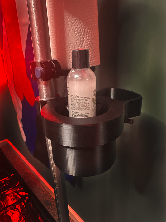 Sling Lube Holder with Bottle Tensioners and Bowl