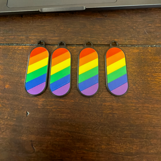 Pride Flag Keychain