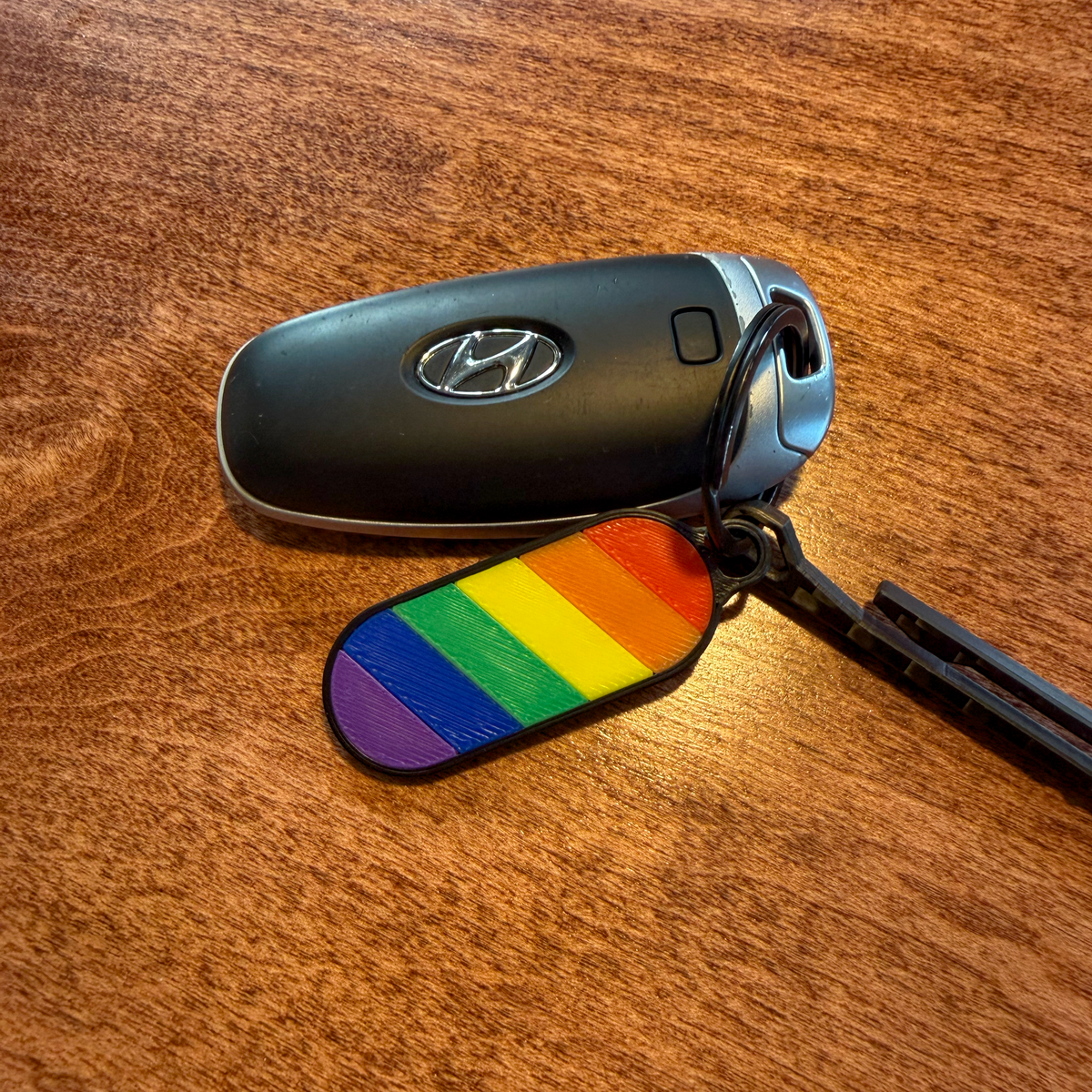 Pride Flag Keychain