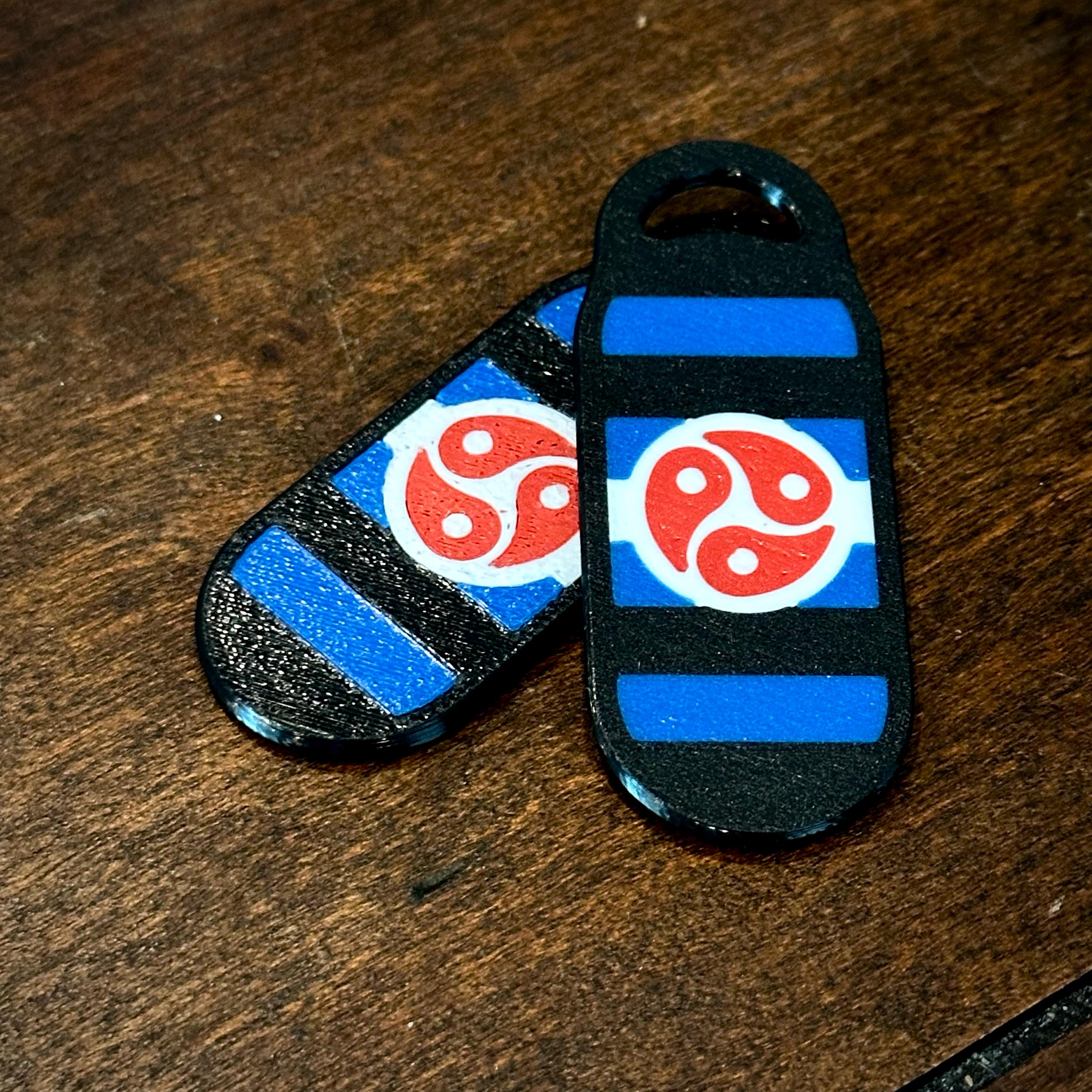 BDSM Pride Flag 3D Printed Keychain