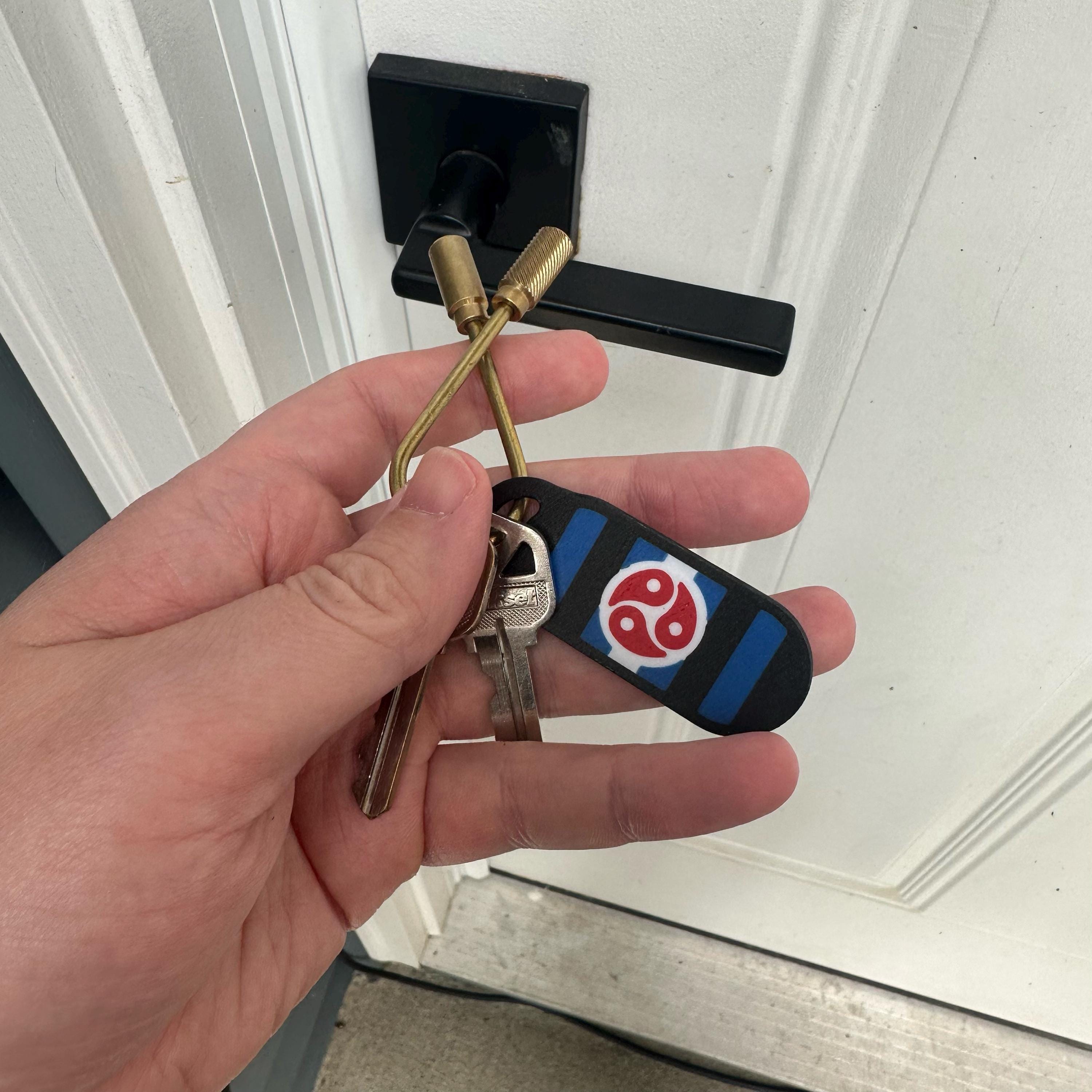 BDSM Pride Flag 3D Printed Keychain